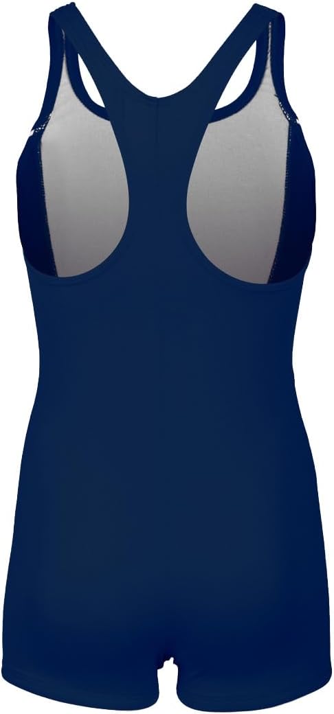 ARENA Mädchen G Finding Jr R One Piece Swimsuit (1er Pack) 128 Navy-white, 128 Navy-white
