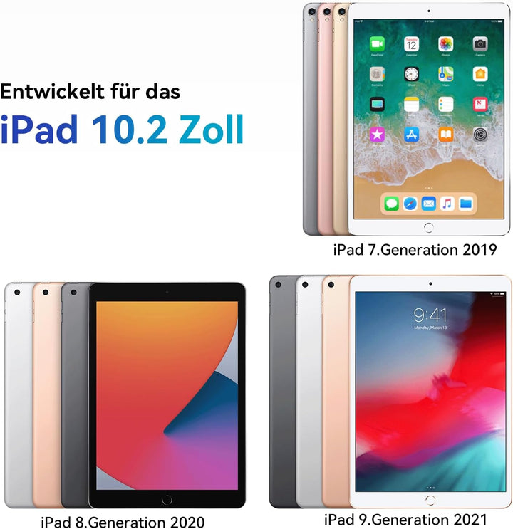 Magnetischer Blickschutzfilter Kompatibel Mit iPad 7./8./9.Generation(10.2Zoll,2019/2020/2021), Abne