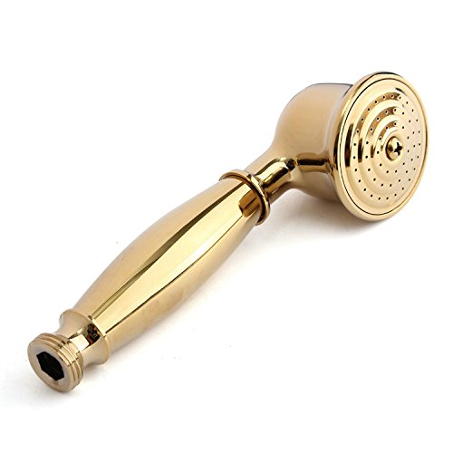 Retro Kupfer Handheld Shower Head Handbrause Brausekopf Duschkopf Gold, Gold