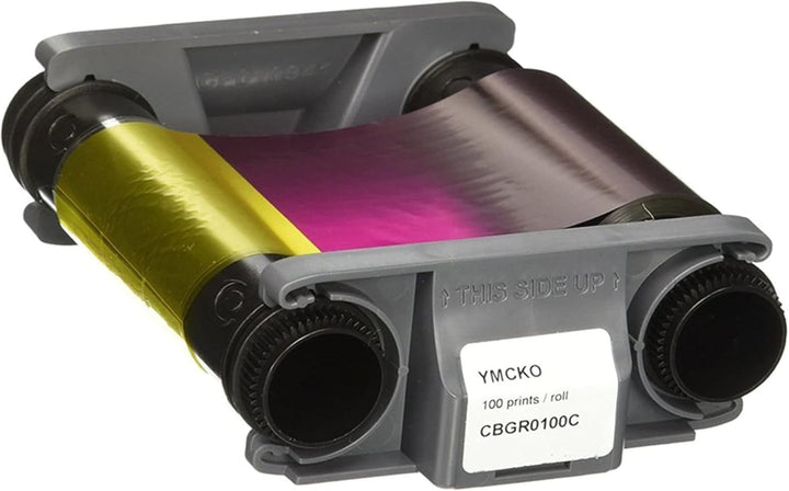 Electronics World CBGR0100C Badgy Farbband fr 100 Ausdrucke, Farbig, Badgy100 &amp; Badgy200, Kartendruc