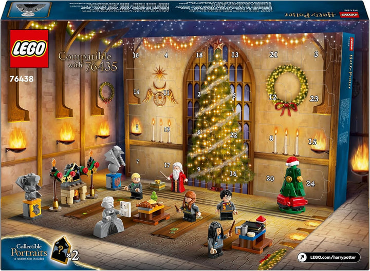 LEGO Harry Potter Adventskalender 2024, Hogwarts Fantasy-Spielzeuge für Kinder, Abenteuer-Spielset m