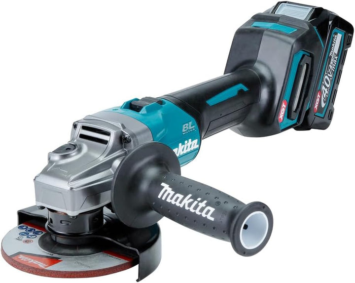 Makita GA008GM201 Akku-Winkelschleifer 40V max. / 4,0 Ah, 2 Akkus + Ladegerät im MAKPAC mit 2 Akkus