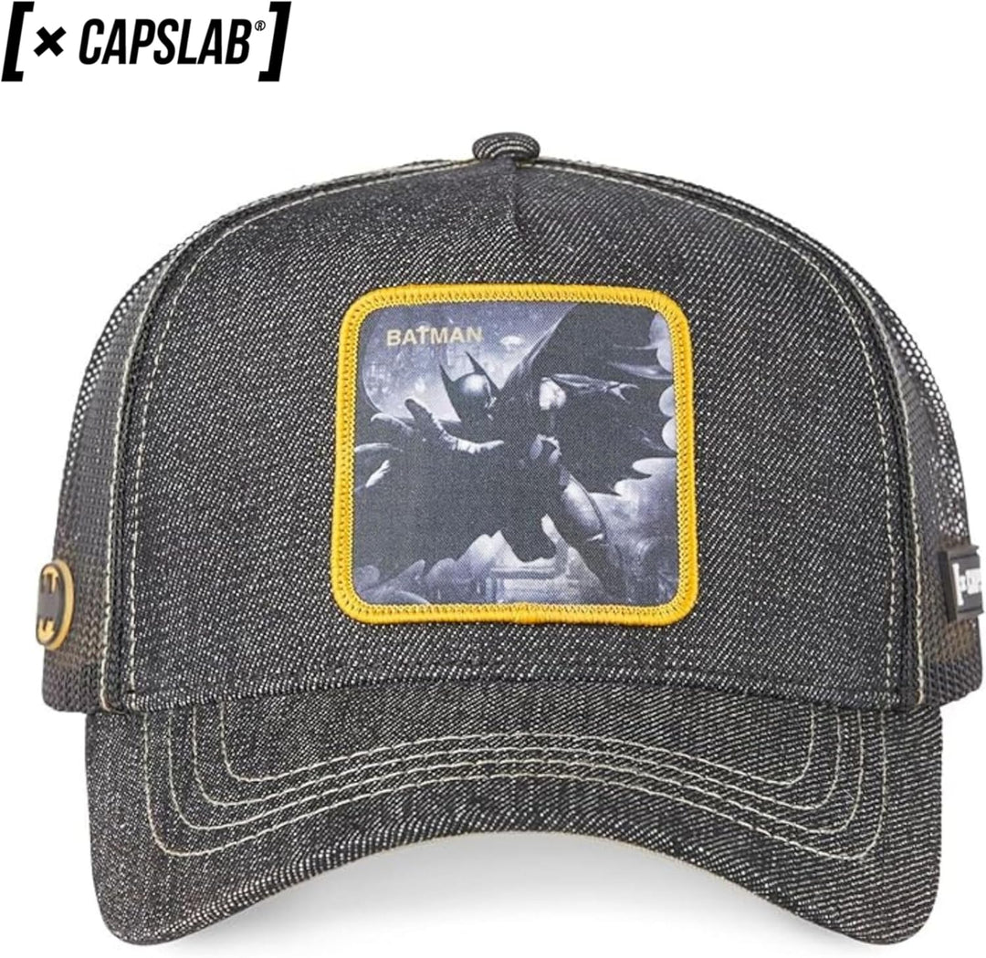 Capslab Batman DC Batman Black Gray DC Trucker Cap 55-62 Trucker-Bat-Gray