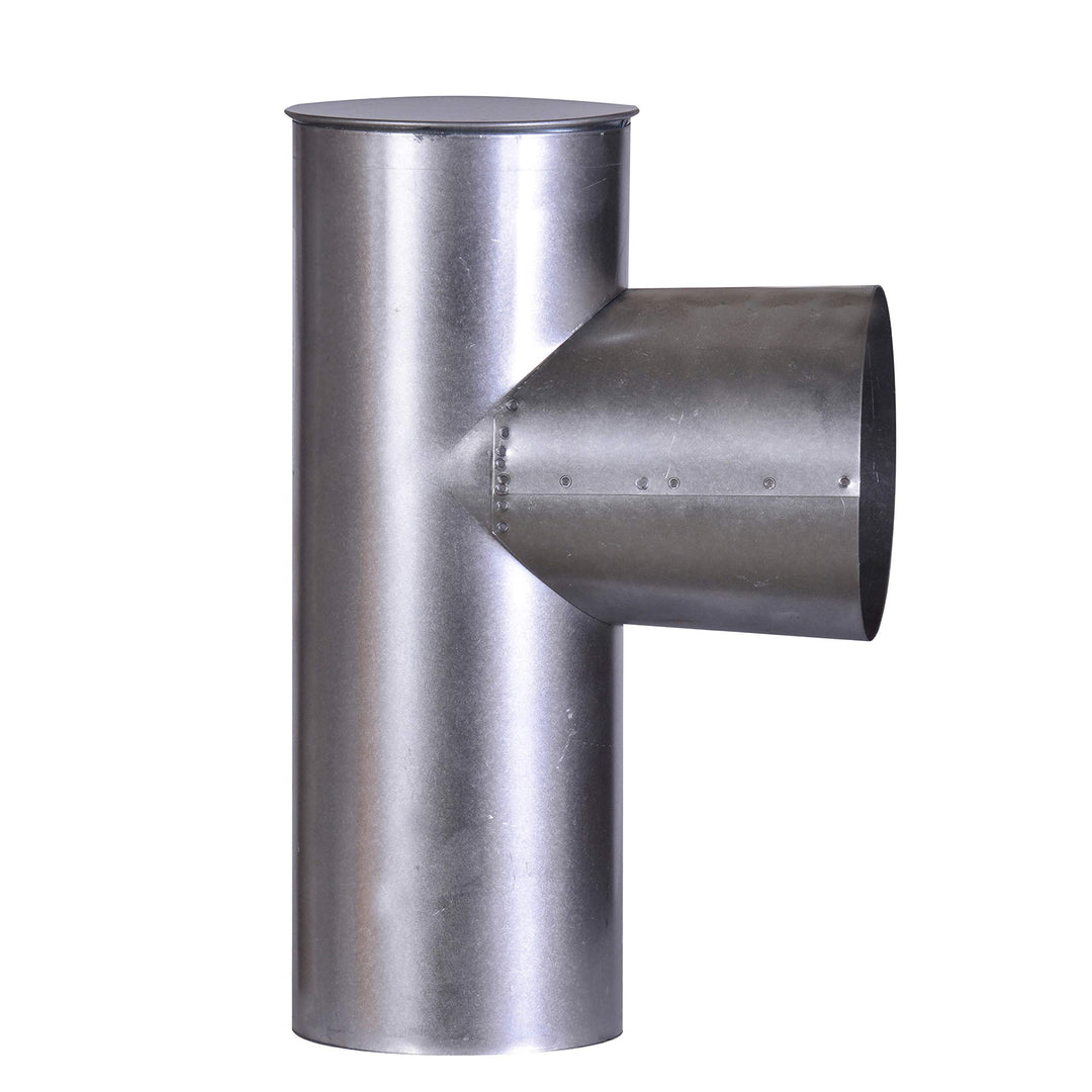 FIREFIX A130/KK FAL Kapselknie, 300 mm lang, ø 130 mm - Ofenrohre aus Stahlblech, 0,6 mm stark, koni