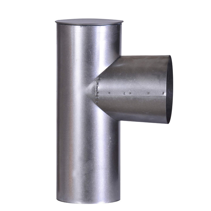 FIREFIX A130/KK FAL Kapselknie, 300 mm lang, ø 130 mm - Ofenrohre aus Stahlblech, 0,6 mm stark, koni