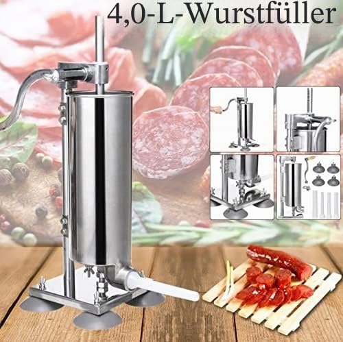 Wurstfüller,Fleischwolf Wurstspritze Wurstpresse Manuelle Wurstmaschine Wurstfüllmaschine, Wurstspri