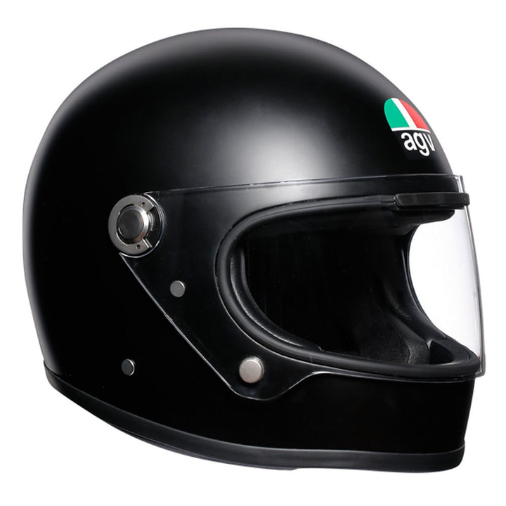 AGV X3000 ECE 22-05 Solid Motorrad Integralhelm ECE 22-05 Legends, Vintage Retro, Matt Schwarz, MS