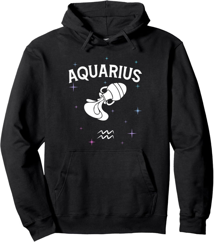Lustiges Horoskop Wassermann Symbol Sternzeichen Kostüm Pullover Hoodie