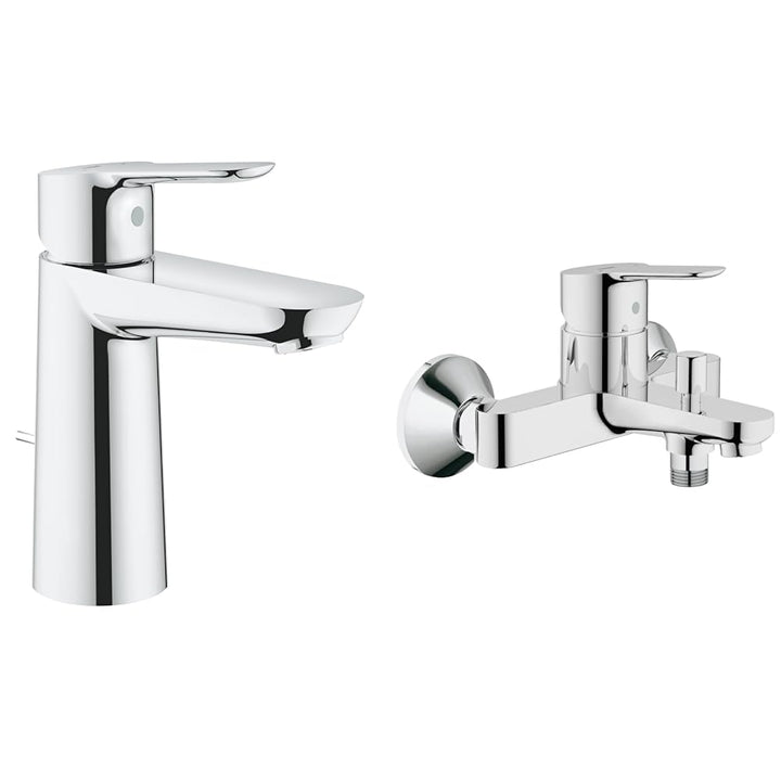 GROHE BauEdge | Badarmatur - Einhand-Wannenbatterie, chrom | 23334000 &amp; BauEdge | Badarmaturen-Einha