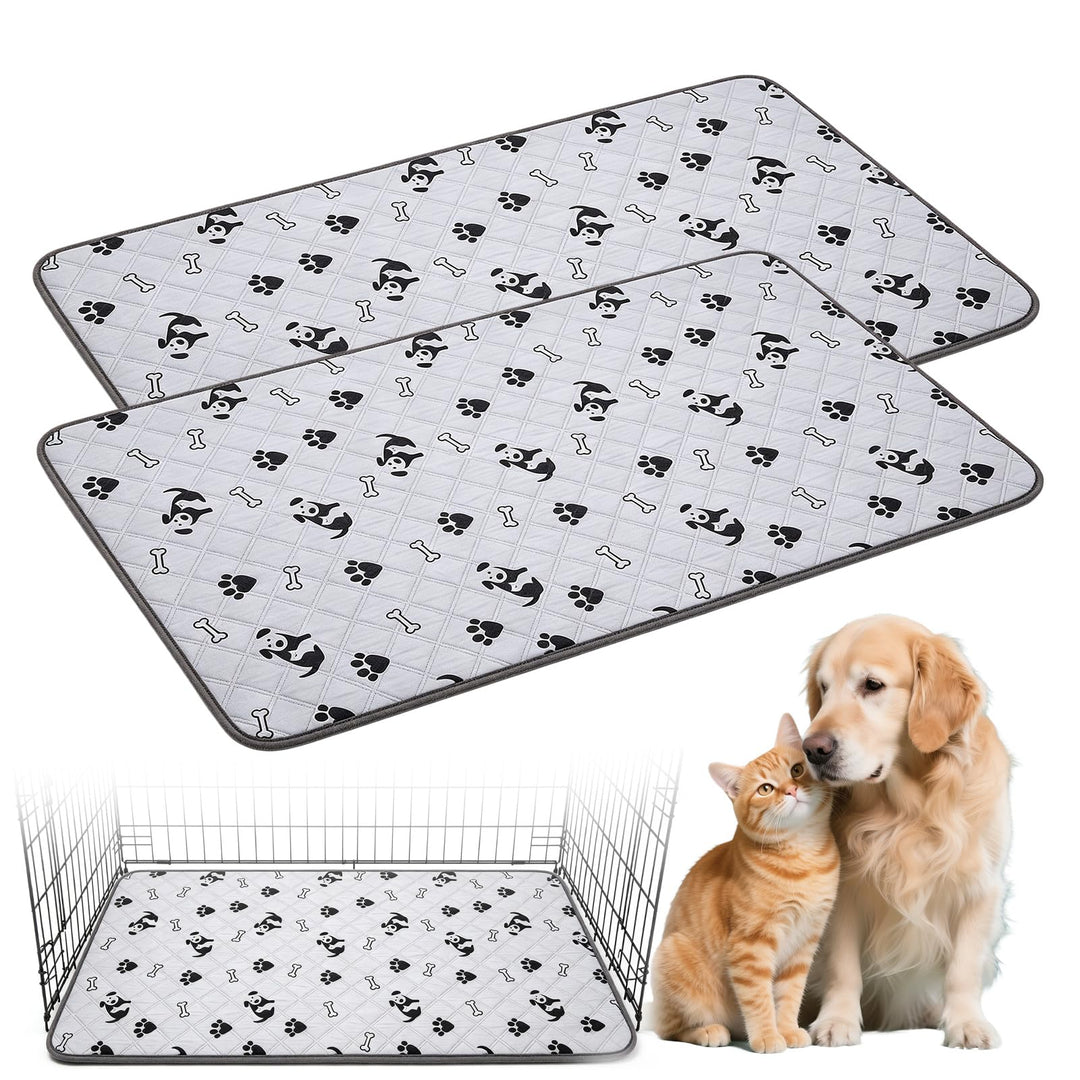 120x60cm Pipipads für Meerschweinchen, PIPI Pads 2X PIPI Matte Waschbare, 4 Lagen saugstarke Unterla