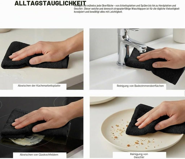 Utopia Towels Baumwoll-Waschlappen-Set – 100 % ringgesponnene Baumwolle, Premium-Qualität Flanell-Wa