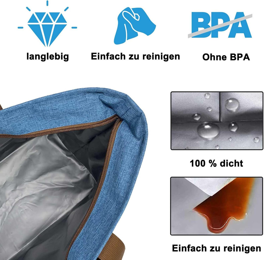 Faltbare Kühltasche Gross mit wasserdichter Isolierung 50l – Grosse Isoliertasche auslaufsicher Flex