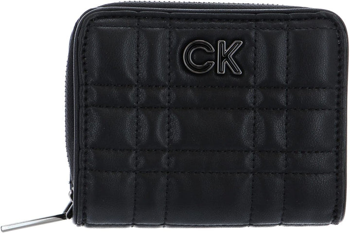 Calvin Klein Re-Lock Quilt Zip Around Wallet CK Black