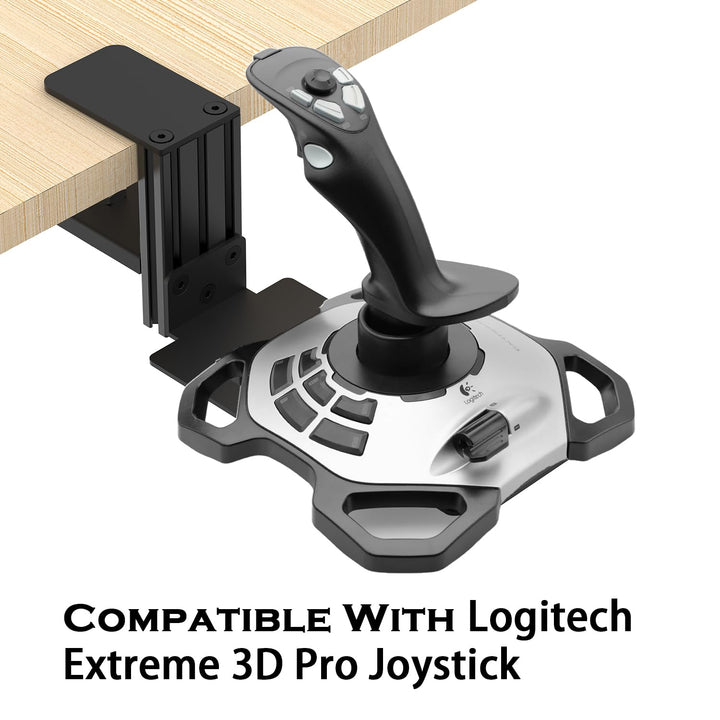 Flugsimulator-Joystick-Tischhalterung, Hotas Halterung - Kompatibel mit Thrustmaster T. Flight Hotas