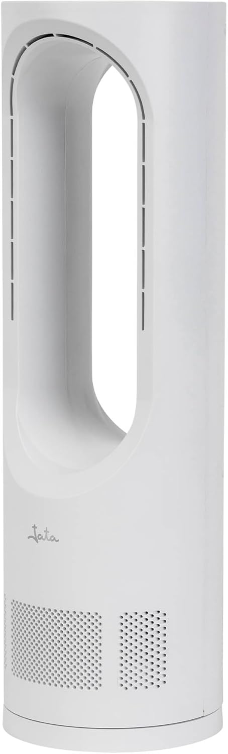 JATA JVSA3430 - Ventilator ohne Flügel, kompakt, 15 W, leise mit 5 Geschwindigkeitsstufen, Oszillati
