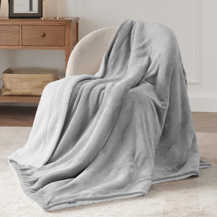 BEDSURE Kuscheldecke - Warm Sherpa Wolldecke &amp; Sofadecke, Flauschig Sofaüberwurf Decke, Dicke Couchd