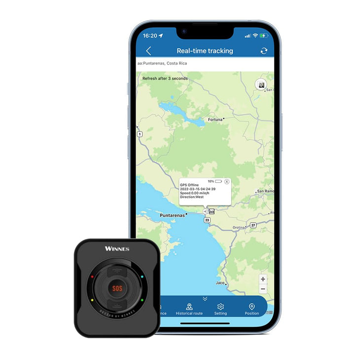 TKMARS 4G GPS Tracker, Mini GPS Ortungsgerät in Echtzeit weltweit, GPS Peilsender für Auto, Kinder,
