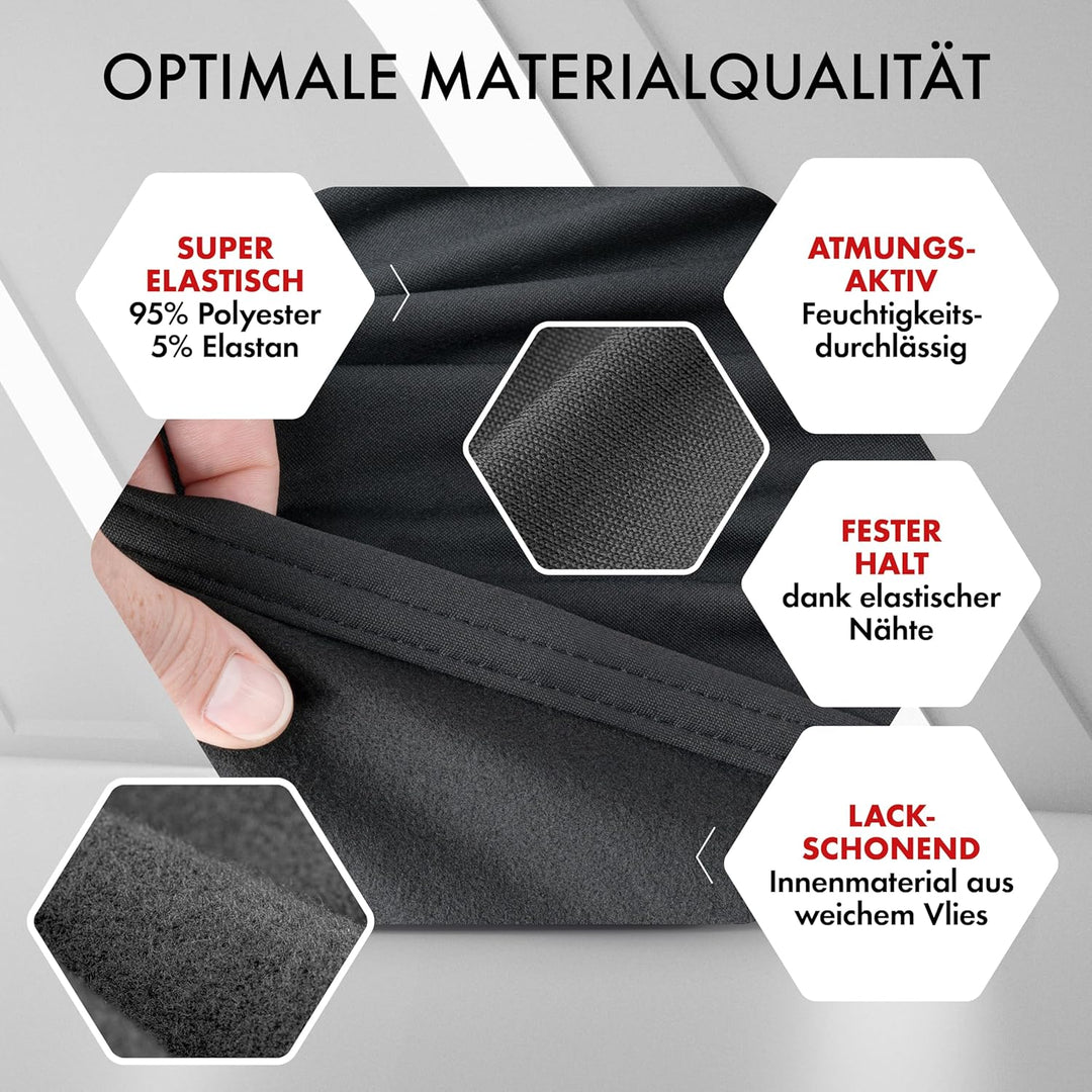 WALSER Premium Abdeckung Auto Indoor Stretch Plus Qualitätssieger Sehr Gut* - Autoplane Indoor Abdec