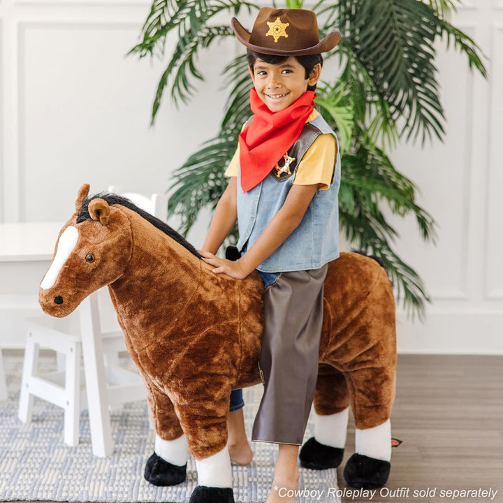Melissa &amp; Doug 14273 Cowboy-Rollenspiel-Kostüm-Set | Cowboyhut Kostüm | Baby-Cowboy-Outfit | Rollens
