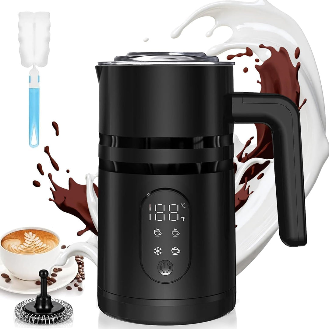 Electric Milk Frother 4-in-1 Milk Frother and Warmer 304-Stainless