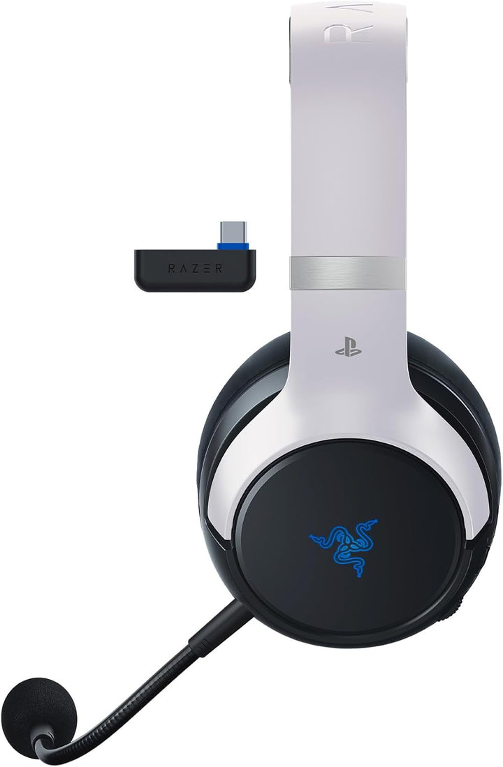 Razer Kaira Pro - Dual Wireless PlayStation 5 Headset mit Haptik HyperSense, 50 mm-Treiber, Hypercle