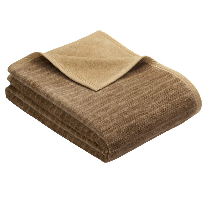 Ibena Fano Sofaschoner 100x200 cm – Sofaschutz braun Camel, toller Couchschoner aus hochwertiger Bau