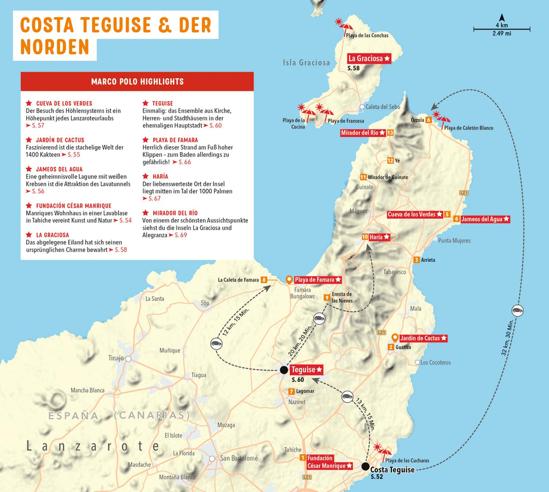 Marco Polo Reiseführer Lanzarote: Reisen mit Insider-Tipps. Inklusive kostenloser Touren-App, Tasche