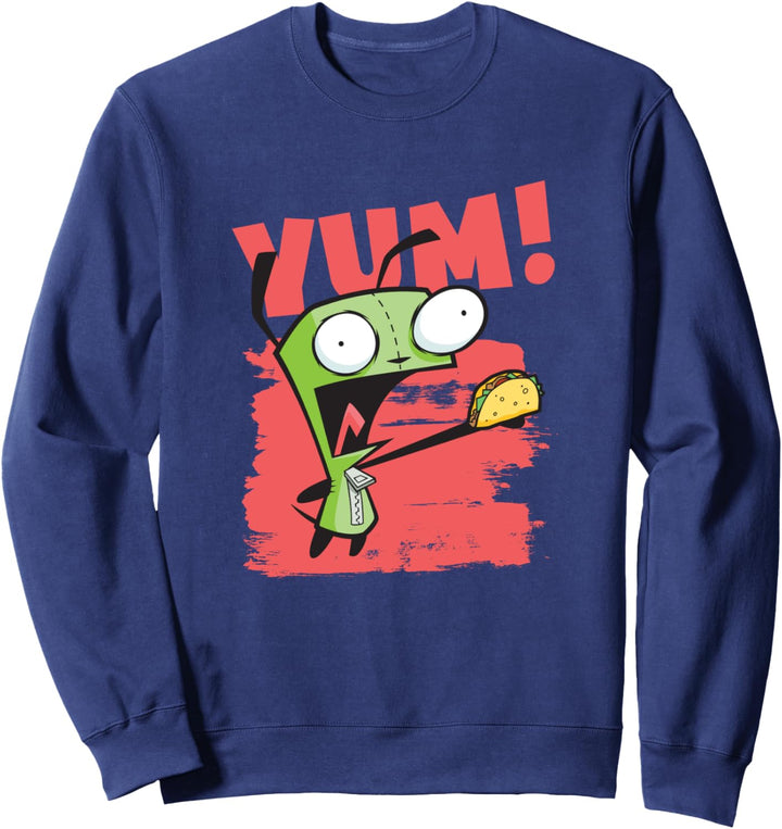 Invader Zim GIR Screaming Yum! Taco Portrait Sweatshirt