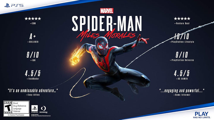 Spiderman: Miles Morales für PS5 (100% UNCUT) (Deutsche Verpackung) Pegi 16