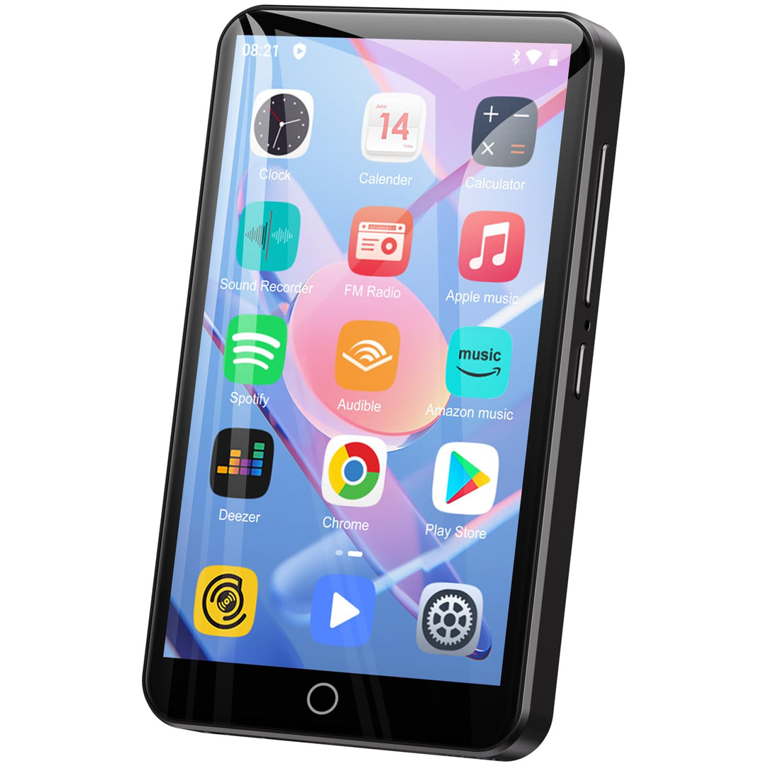 MP3 Player mit Bluetooth und WiFi, Oilsky 80GB 4 Zoll Android 9.0 Mp3, 1080P Touchscreen MP4 Player,