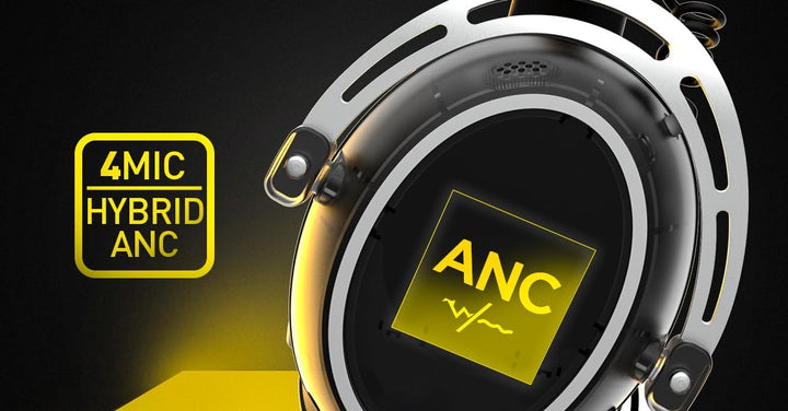 HATOR Hypergang 3 Wireless Gaming-Headset – Hi-Res Audio, Hybrid ANC, 45h Akku, Spatial Audio, Bluet