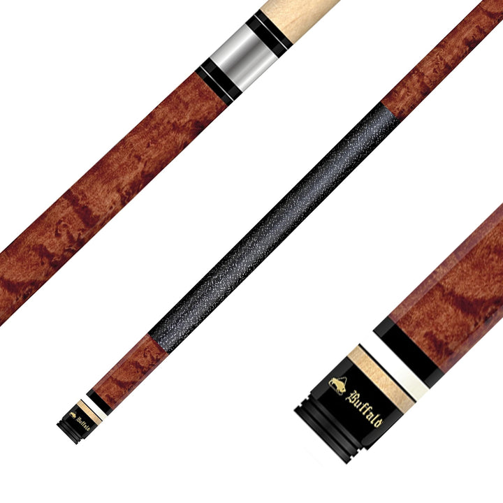 Winsport Buffalo Billardqueue, Ultimate-Serie BU, Poolbillard Cue, Queuelänge 147 cm, Profi-Queues,