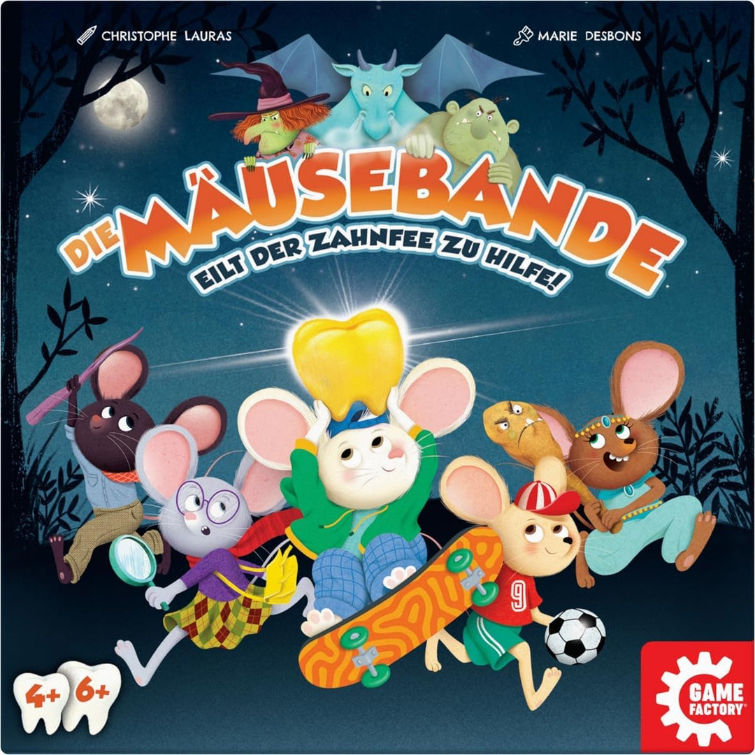 Game Factory 646058 Die Mäusebande, kooperatives Kinderspiel, Familienspiel