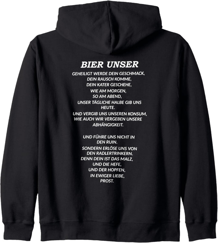 bier unser Kapuzenjacke