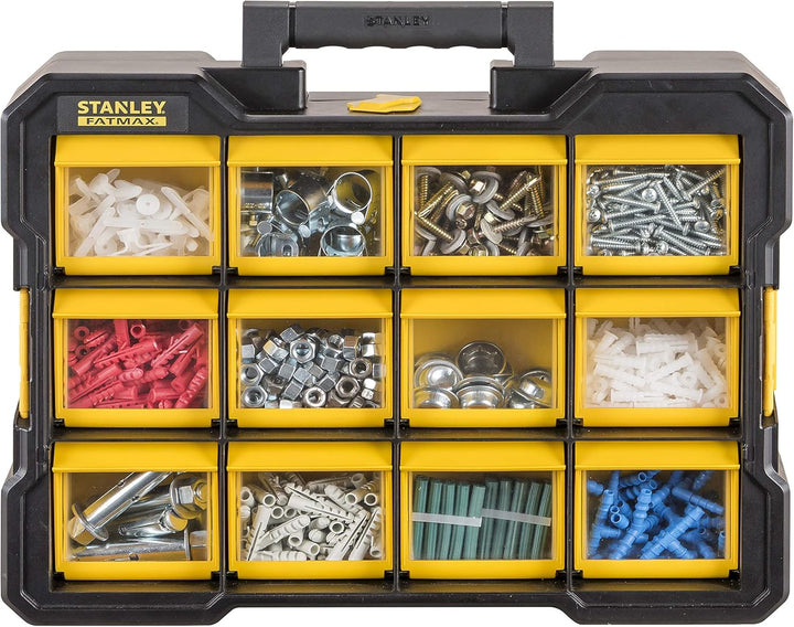 Stanley Fmst81077-1 Flip Bin Organizer FatMax® Grosse, weite Basis- Kippbare und abnehmbare Eimer -