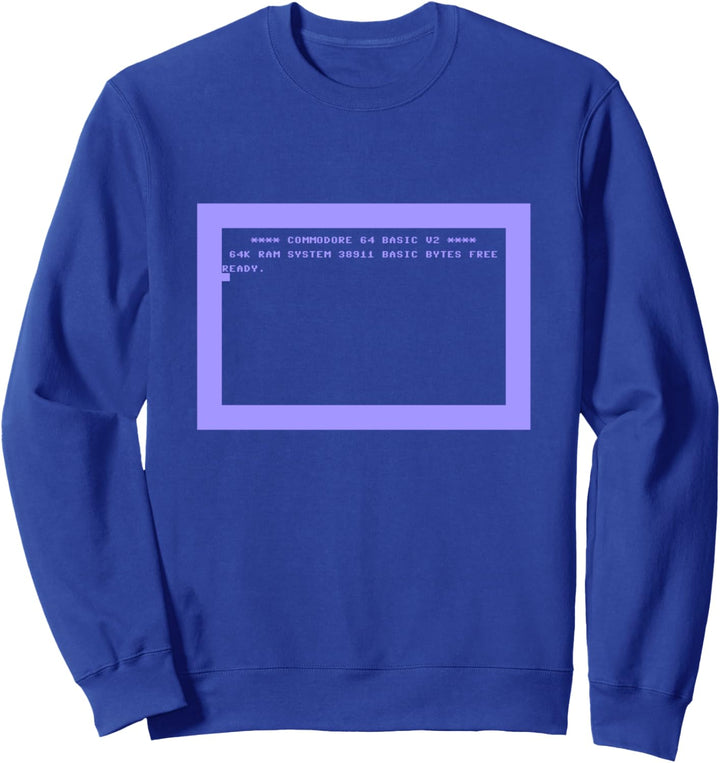COMMODORE C64 - Startbildschirm Sweatshirt