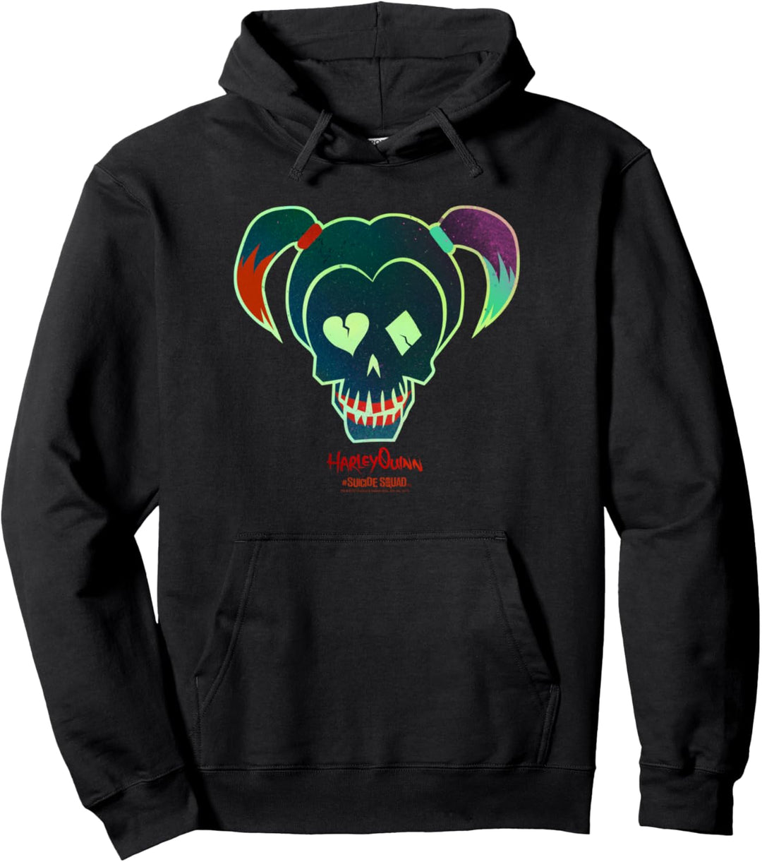 Suicide Squad Harley Quinn Skull Pullover Hoodie