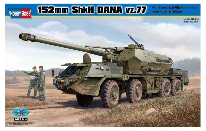 Hobby Boss 85501 Modellbausatz 152mm ShkH DANA vz. 77