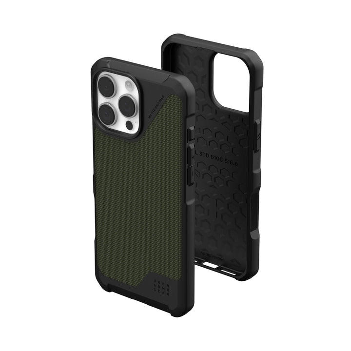 URBAN ARMOR GEAR Metropolis LT MS Case kompatibel mit Apple iPhone 16 Pro Max Hülle (Fallschutz nach