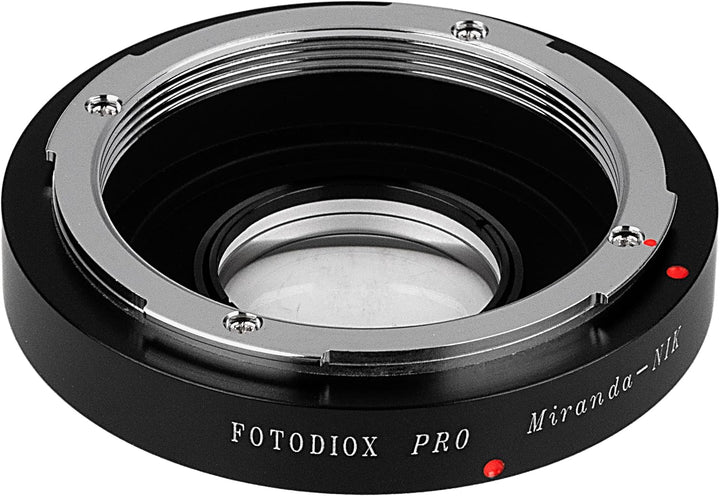 Fotodiox Pro Lens Mount Adapter Compatible with Miranda (Mir) Lenses on Nikon F-Mount Cameras Mirand