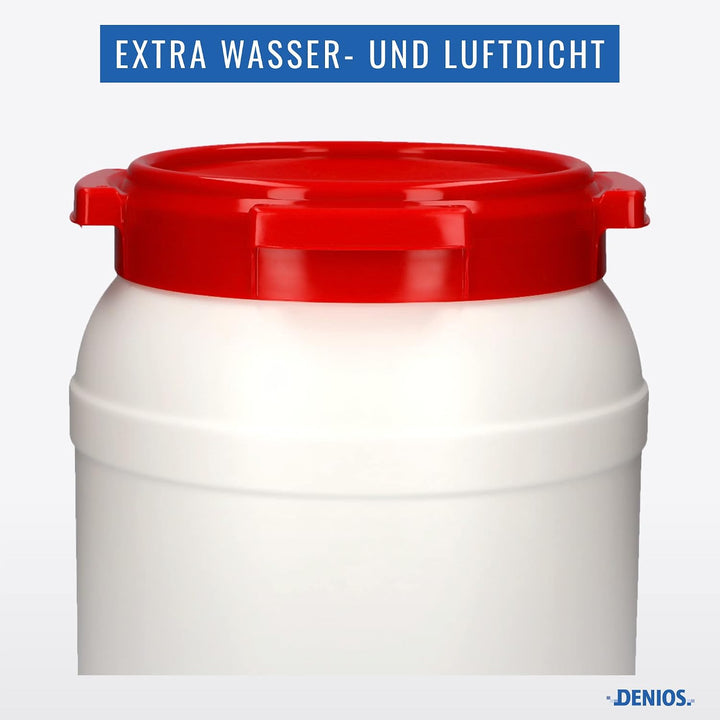 DENIOS® Weithalsfass, Maximal sichereres Weithalsfass, Fass, Fässer, Kunststofffass, Kunststofffässe
