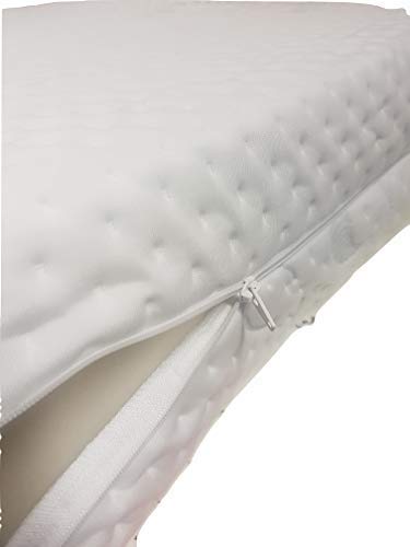 Matratzenbezug Allergikergeeignet mit 4-seitigem Reissverschluss Cashmere Matratzenschoner, Matratze