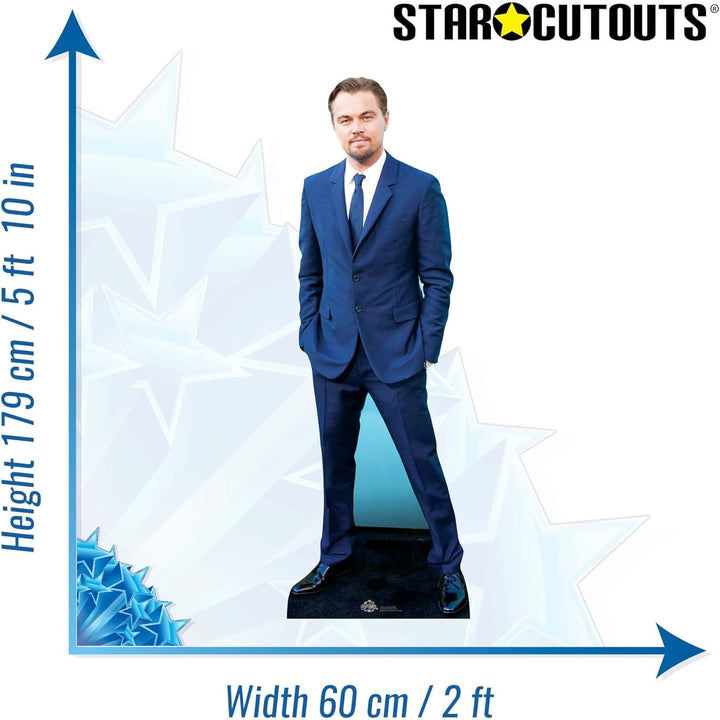 STAR CUTOUTS – stcs586 – Figur Riesen – Leonardo di Caprio – 186 cm Einheitsgrösse