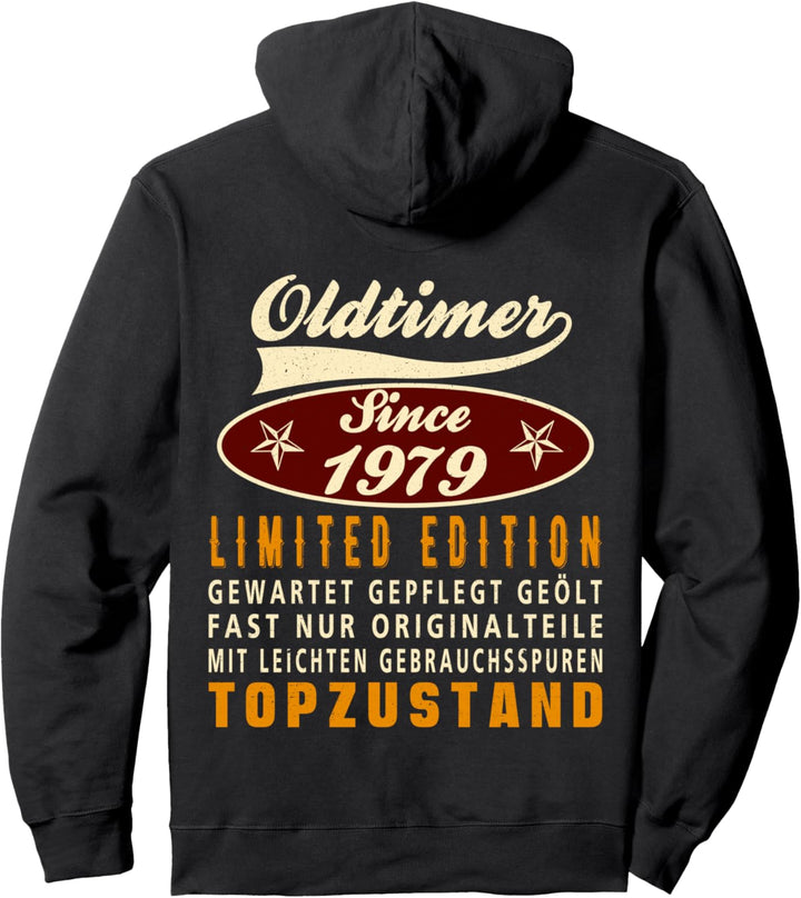 40. Geburtstag Geschenk Oldtimer Since 1979 Pullover Hoodie