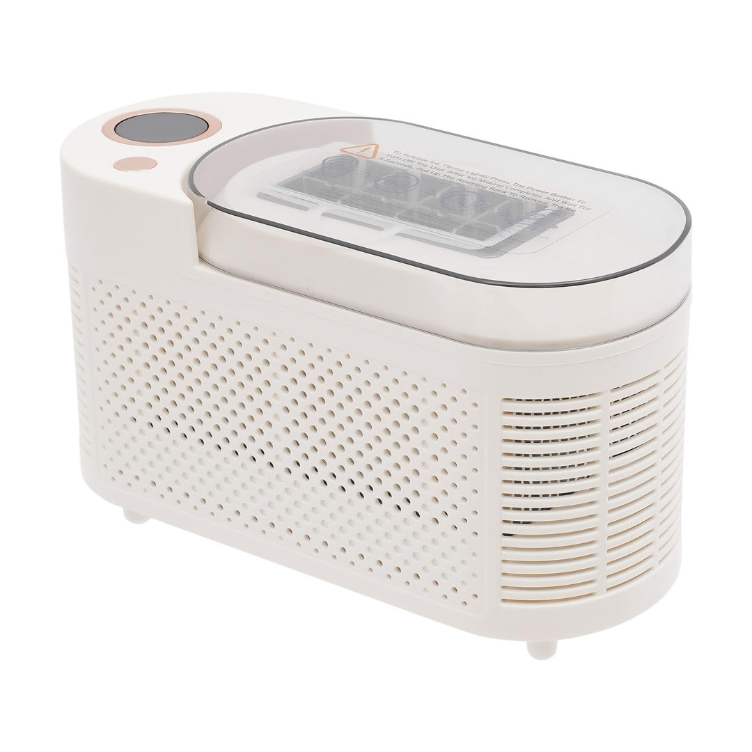 Tragbarer Mini Eisbereiter, kleiner 12V Tisch Eisbereiter, 8 Würfel in 10-15 Minuten, 21.6 * 9.3 * 1