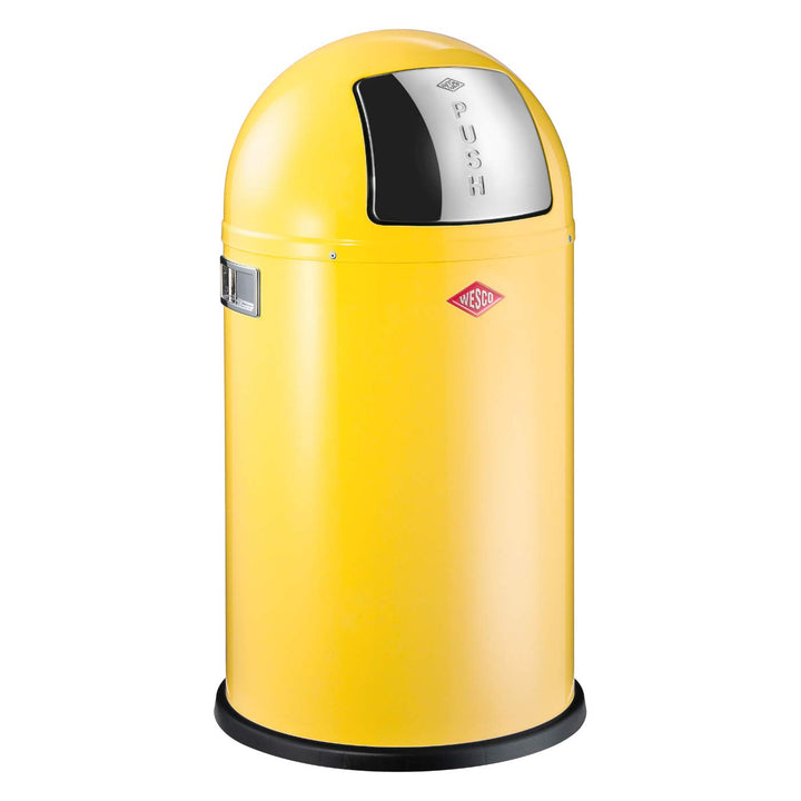 Wesco Abfallsammler Pushboy Junior 22 Liter lemonyellow, Lemonyellow
