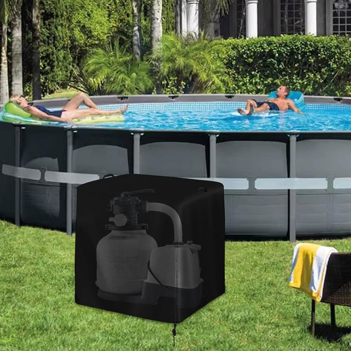 Poolpumpe Abdeckung Poolfilter Abdeckung Abdeckung Für Sandfilteranlage Pool Robustes Poolpumpengehä