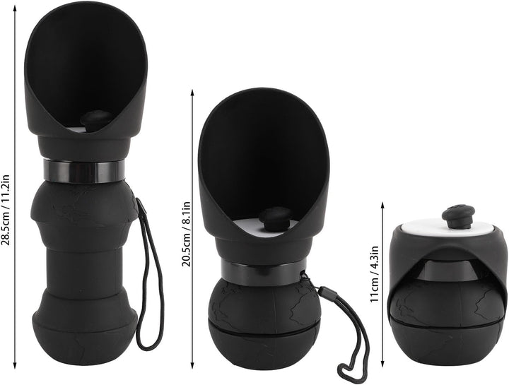 Tragbare Wasserflasche für Hunde, Silikon Faltbare Haustier Wassernapf, Wasserspender für Welpen, Ha