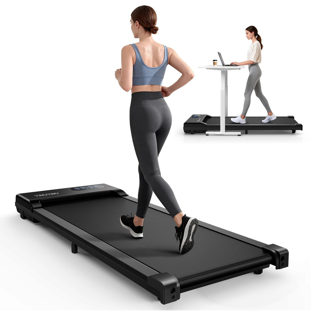Walking Pad Klein, 6 km/h Laufband für Zuhause &amp; Büro Schreibtisch