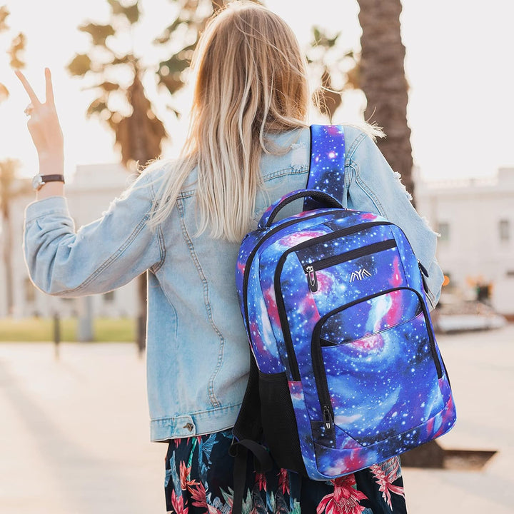 Schulrucksack Jungen Mädchen Teenager, Rucksack Schule Laptop Rucksack für Herren Damen Daypacks für
